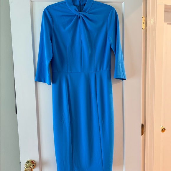 Donna Morgan Crepe Sheath Dress - Picture 3 of 8
